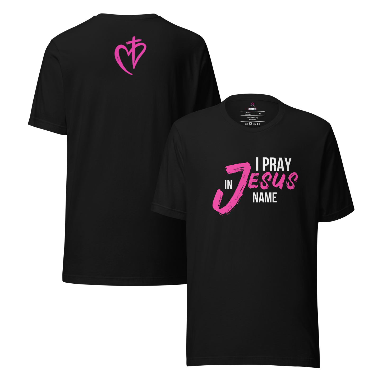 I Pray Royal Tee black