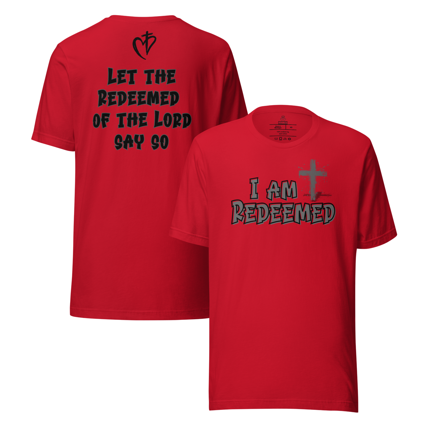 I Am Redeemed Royal Tee