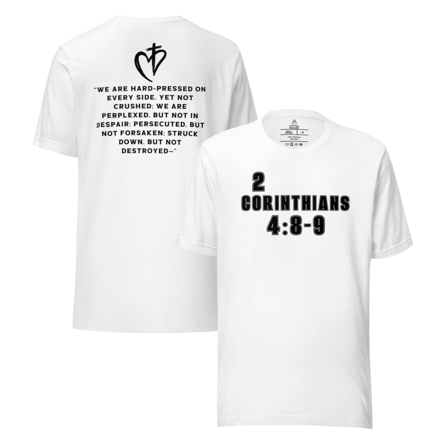 2 Corinthians 4 Unisex Royal Tee