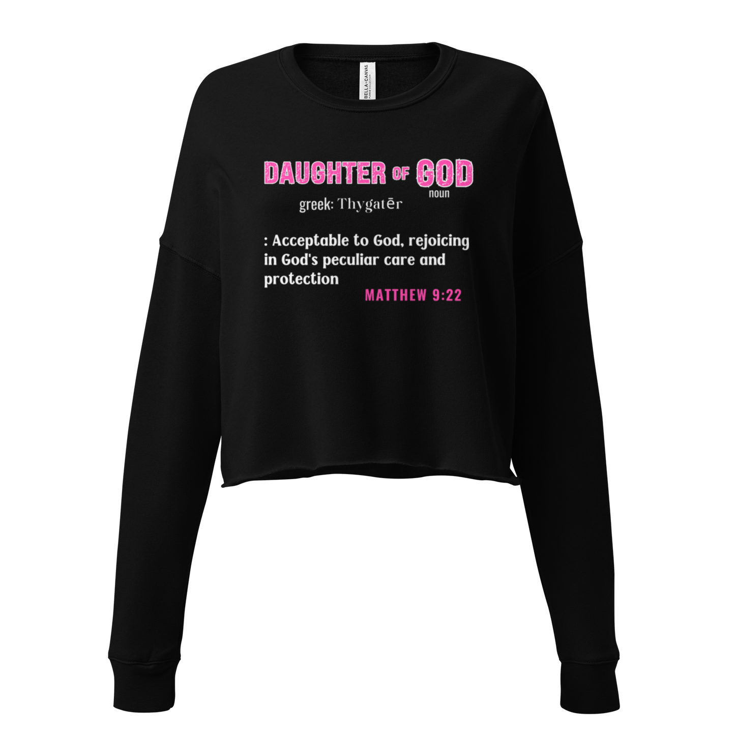Daughter of God Crop Sweatshirt