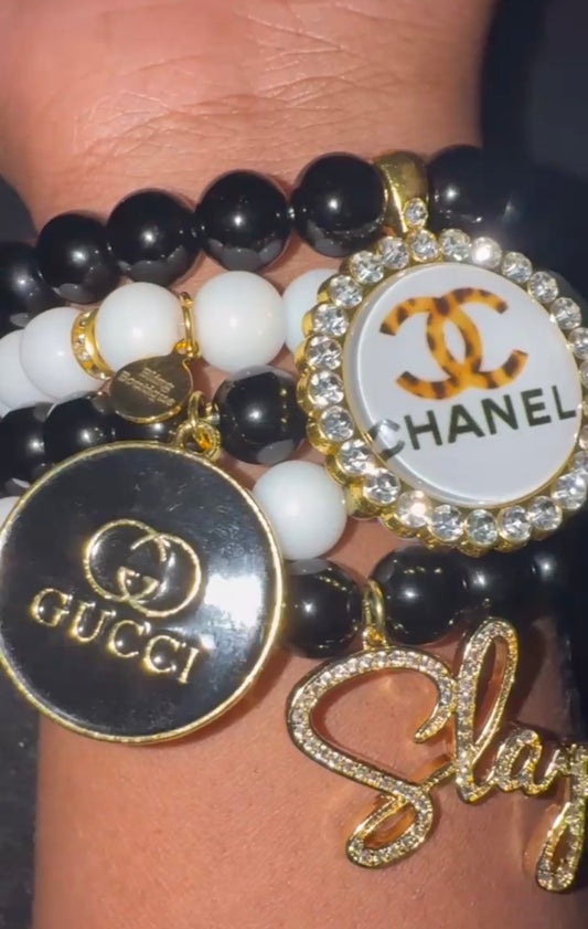 Noir Slay Luxe 5 Bracelet Stack