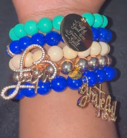 Pretty Anointed Luxe 5 Bracelet Stack