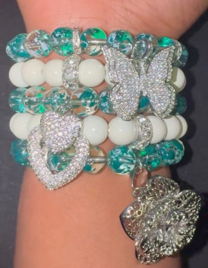 Jade Luxe 5 Bracelet Stack