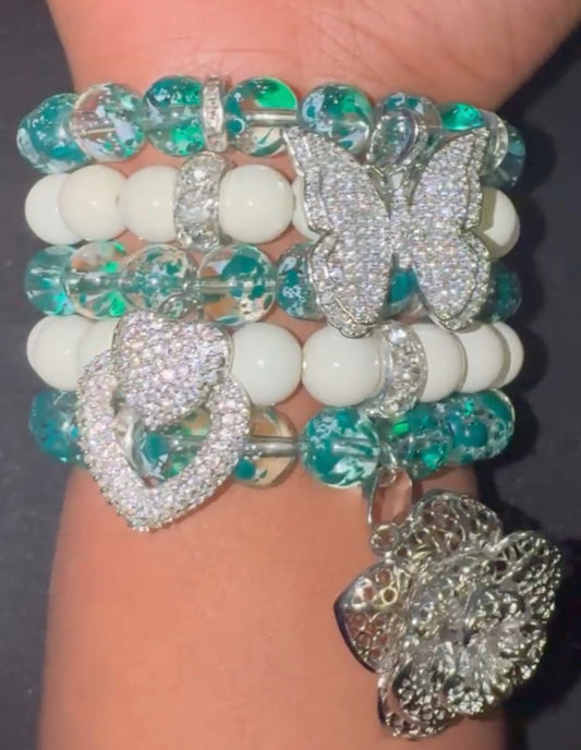 Jade Luxe 5 Bracelet Stack