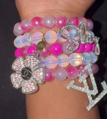 Pink Sugar Luxe 5 Bracelet Stack