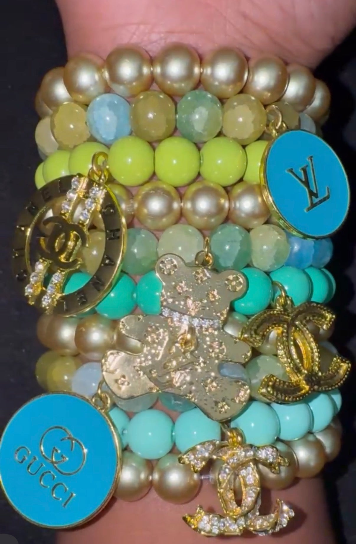 Miami Rich Luxe 10 Bracelet Stack