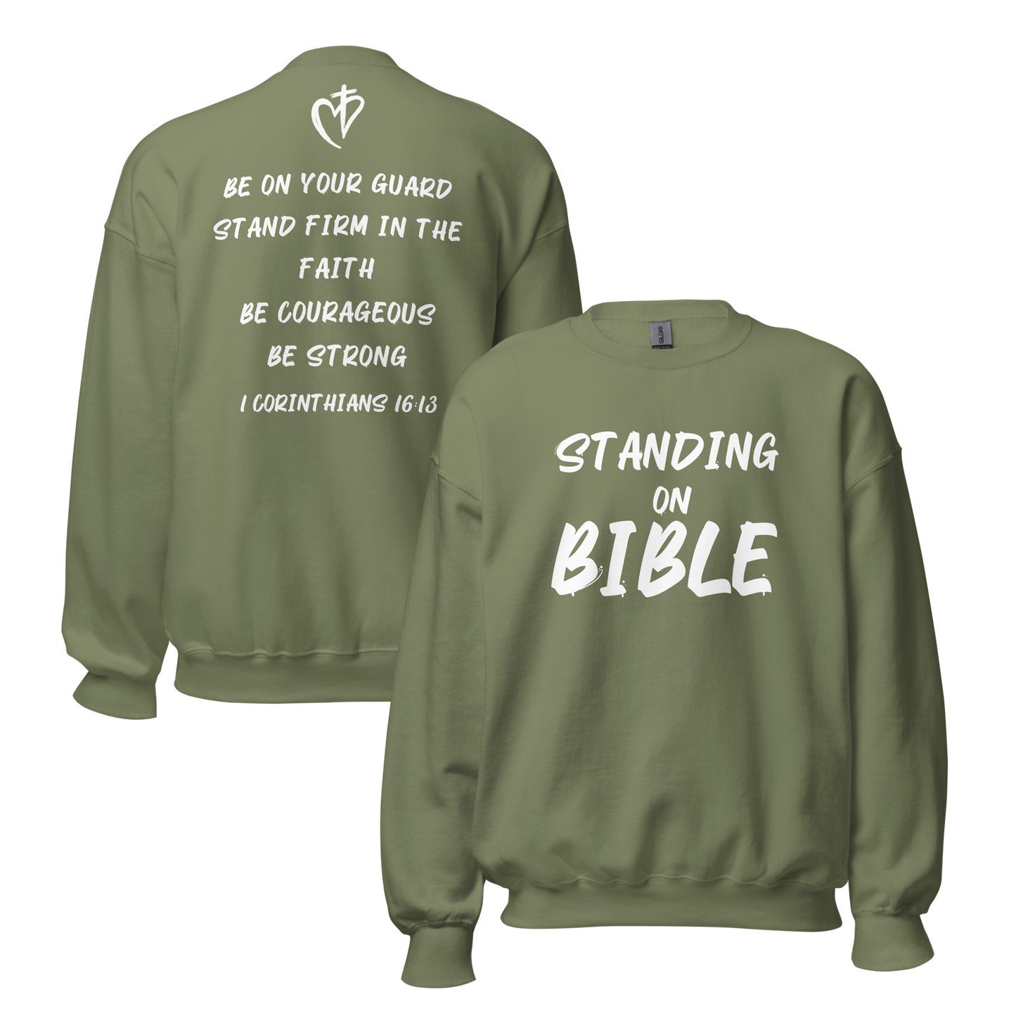 Standing on Bible Sweatshirt