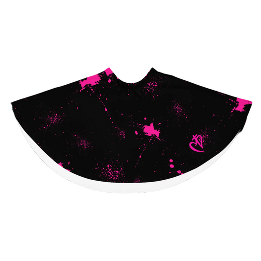 Black & Pink Splatter Skirt