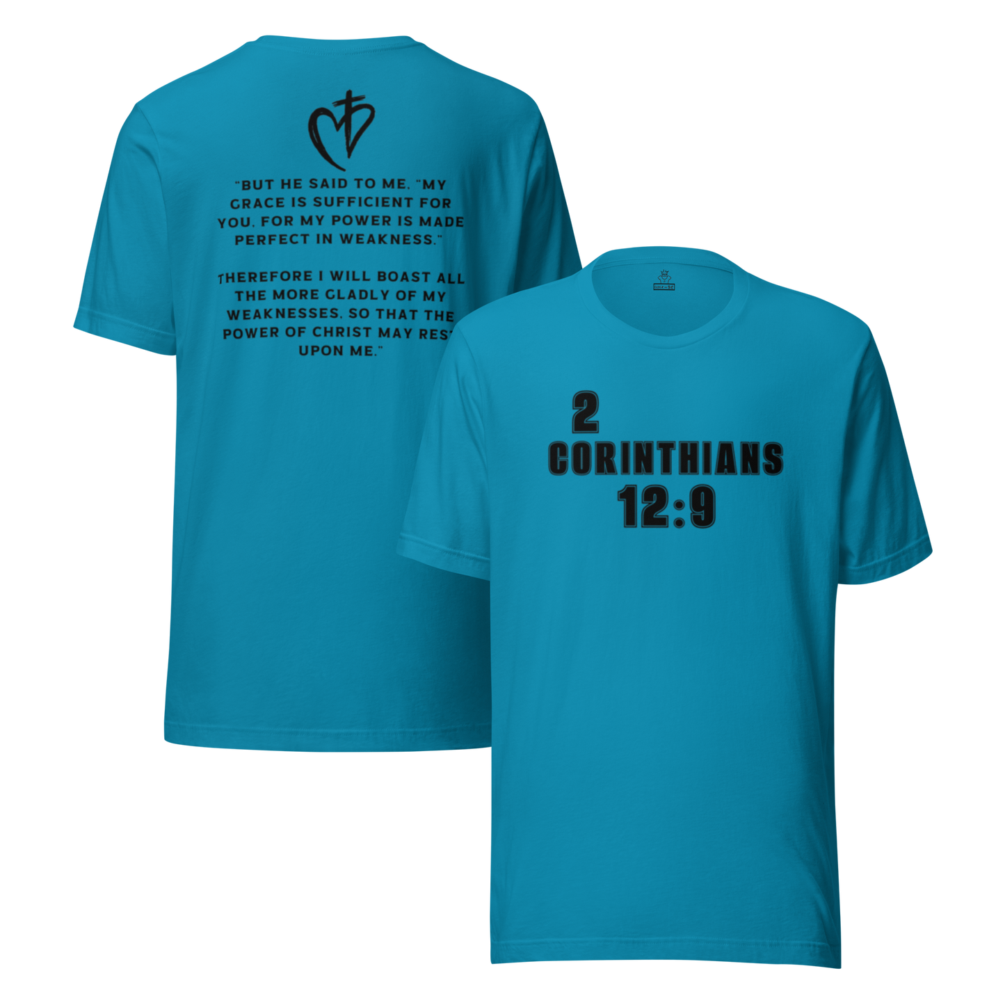 2 Corinthians 12 Unisex Royal Tee