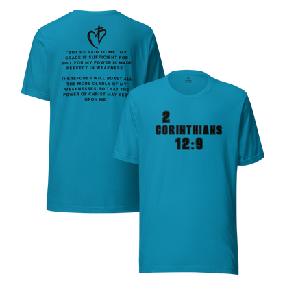 2 Corinthians 12 Unisex Royal Tee