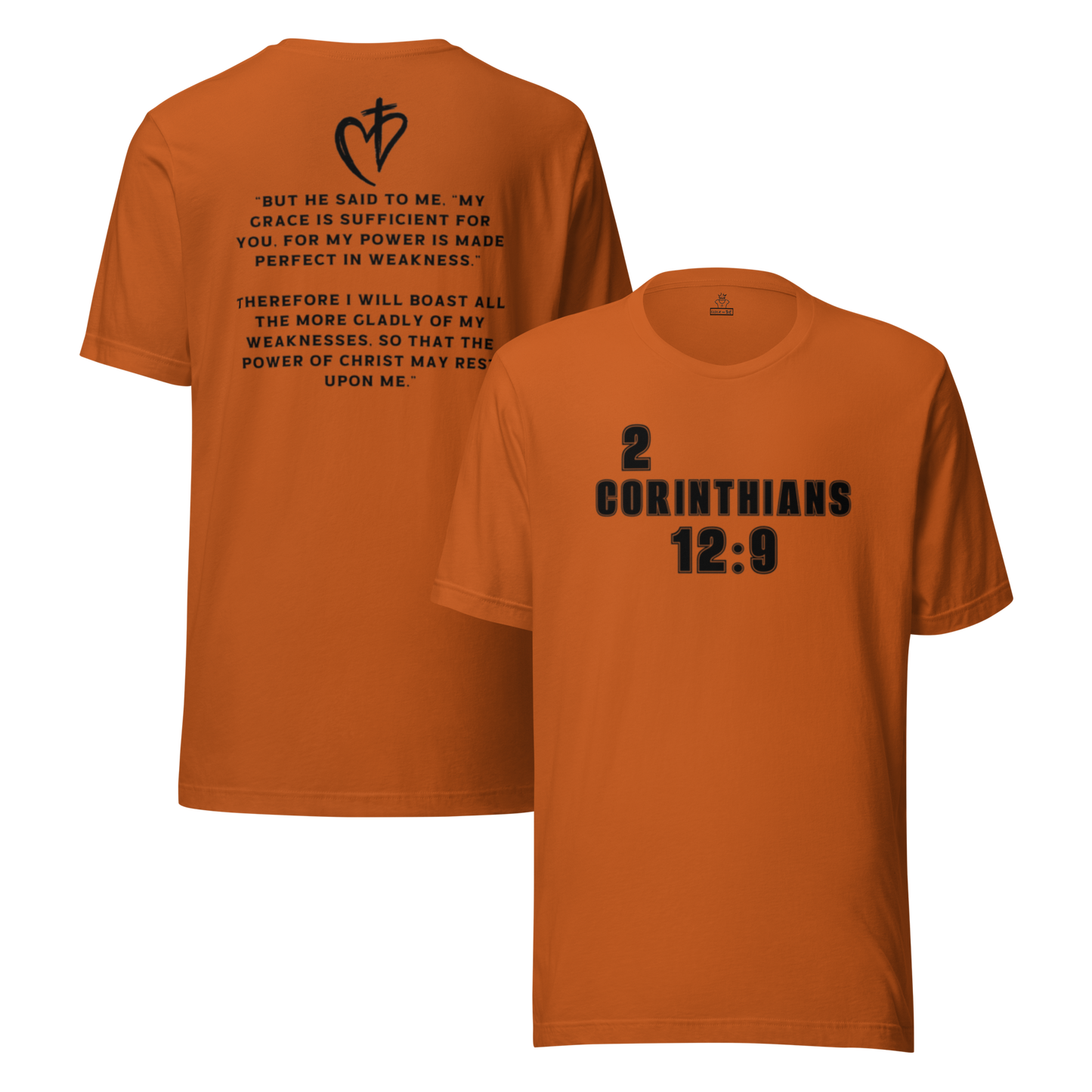 2 Corinthians 12 Unisex Royal Tee