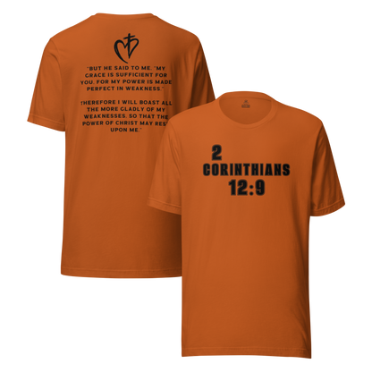 2 Corinthians 12 Unisex Royal Tee
