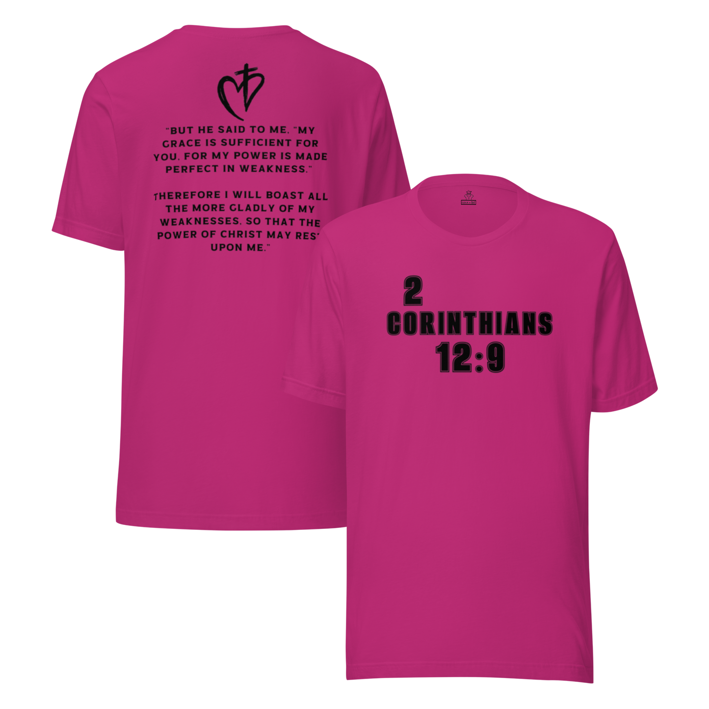2 Corinthians 12 Unisex Royal Tee