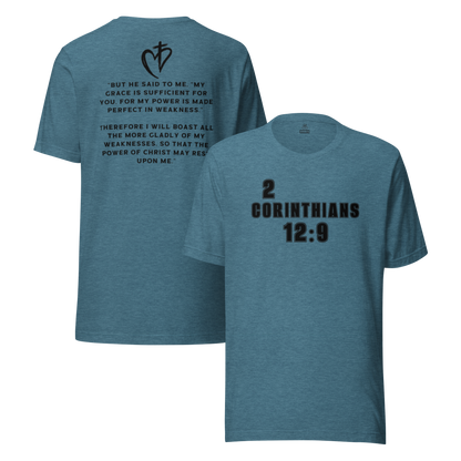2 Corinthians 12 Unisex Royal Tee