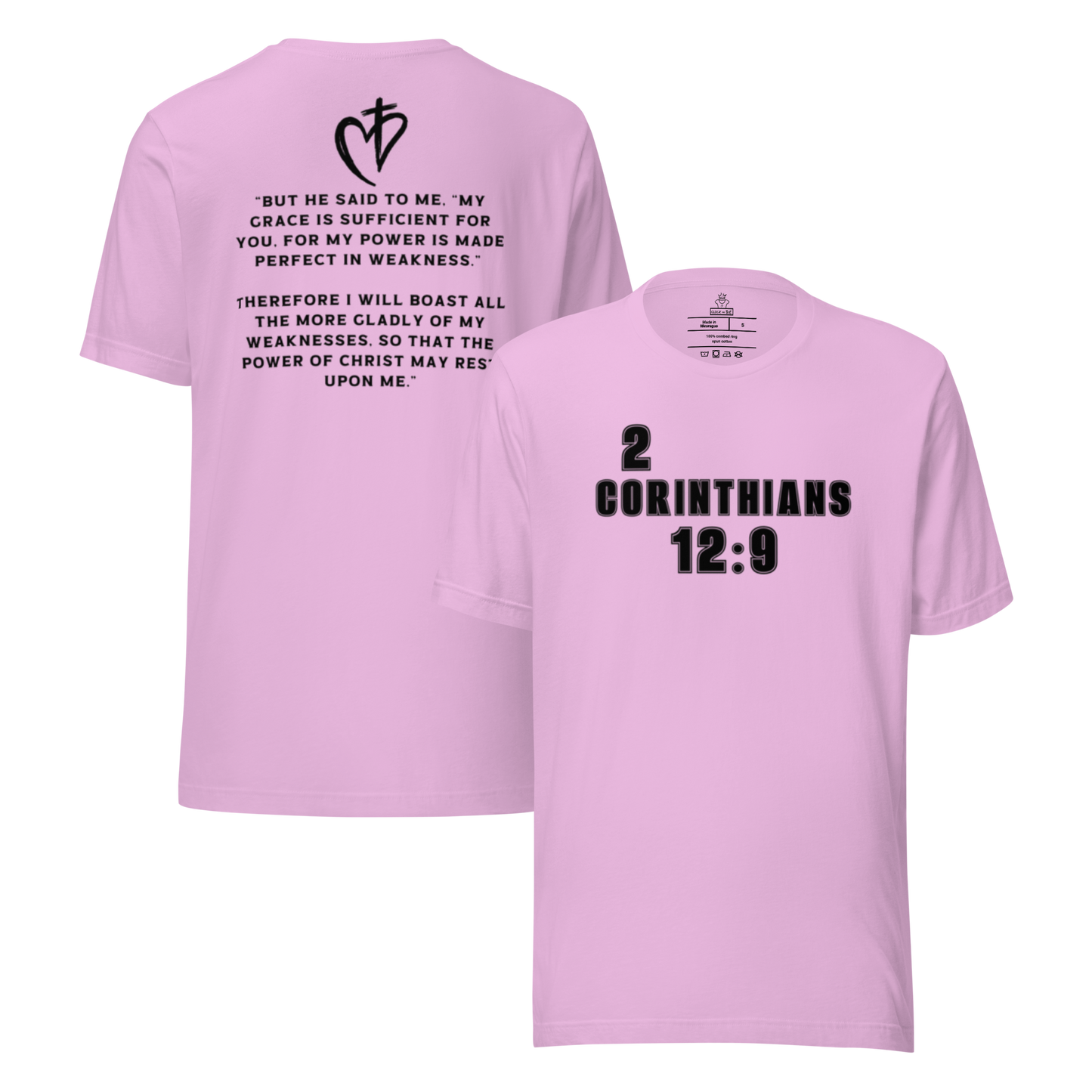 2 Corinthians 12 Unisex Royal Tee