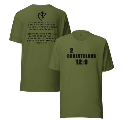 2 Corinthians 12 Unisex Royal Tee