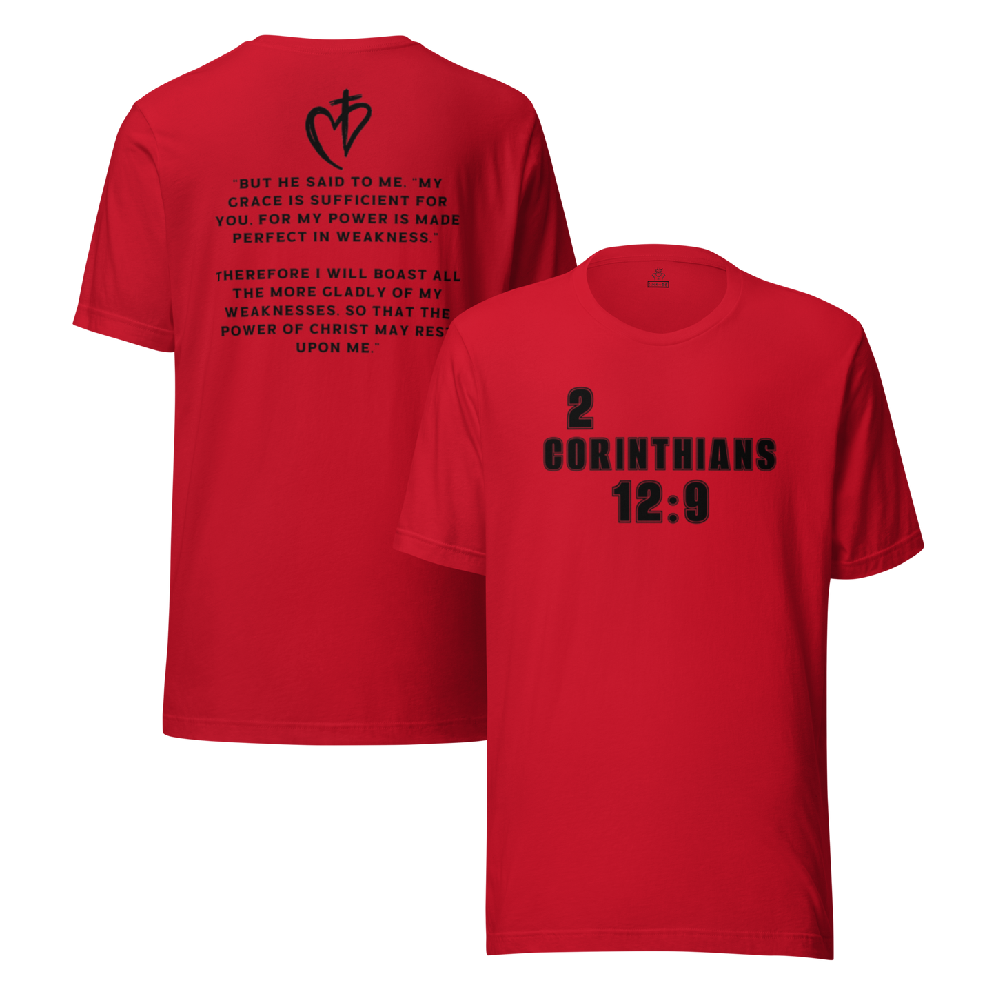 2 Corinthians 12 Unisex Royal Tee