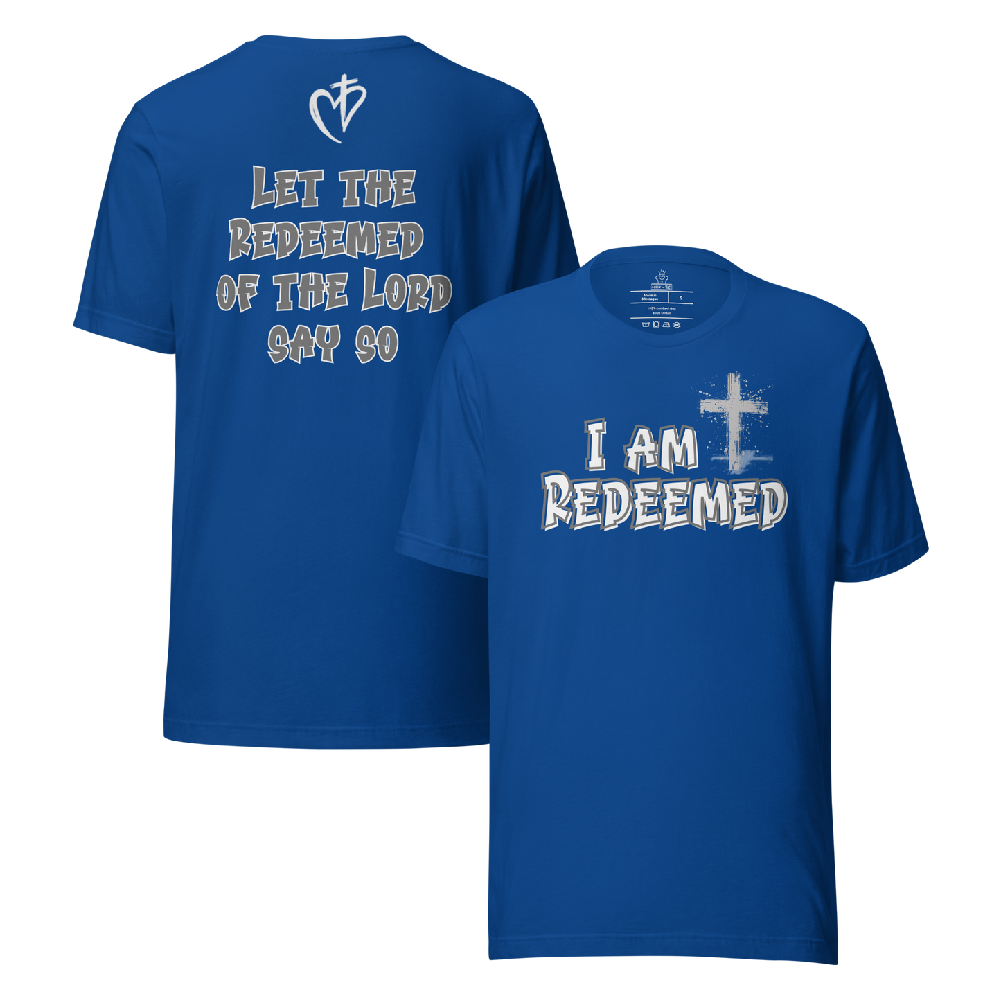 I Am Redeemed Royal Tee