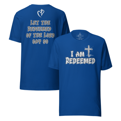 I Am Redeemed Royal Tee