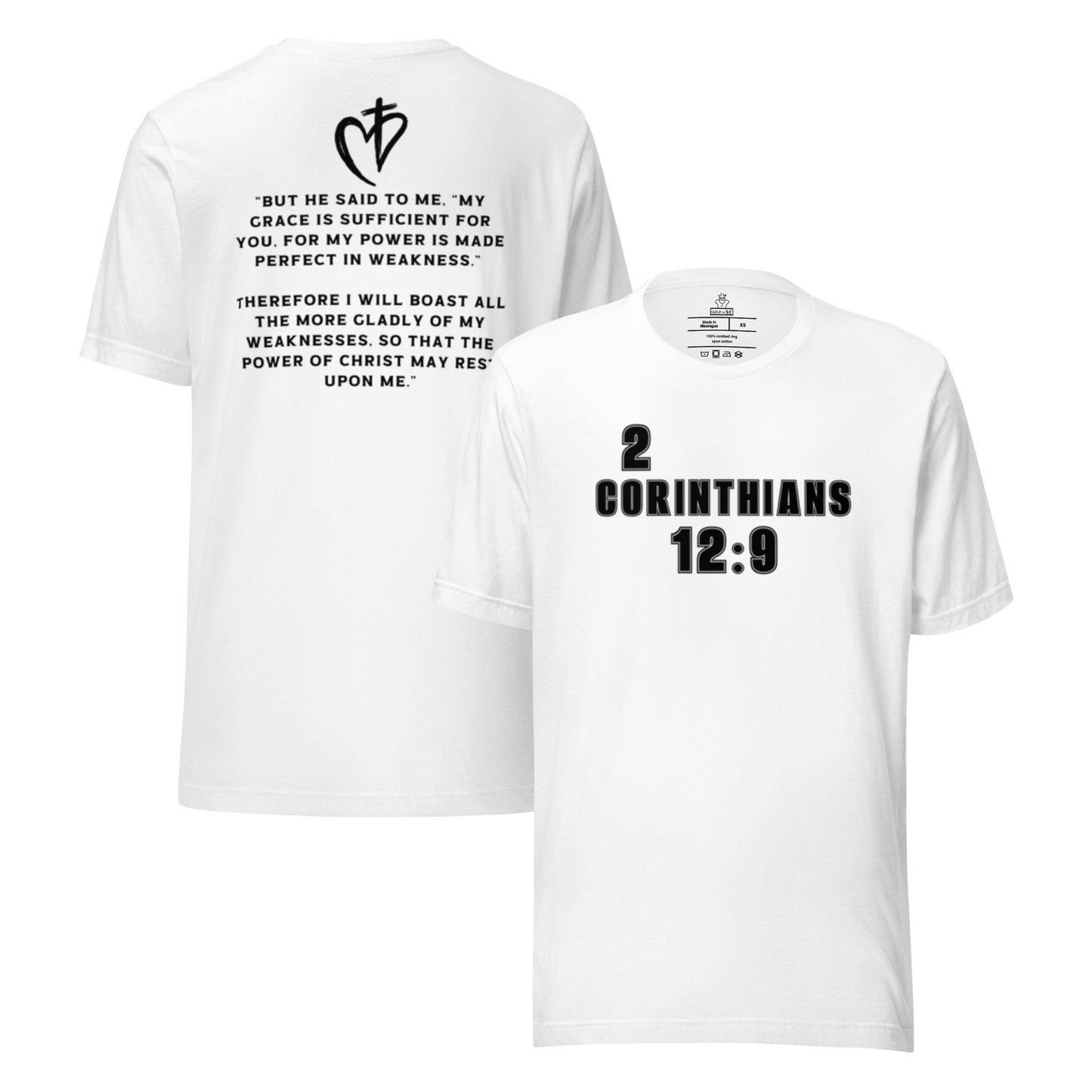 2 Corinthians 12 Unisex Royal Tee